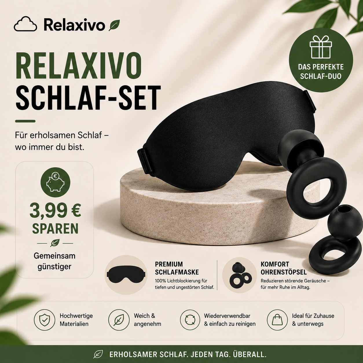 Relaxivo Schlaf-Set