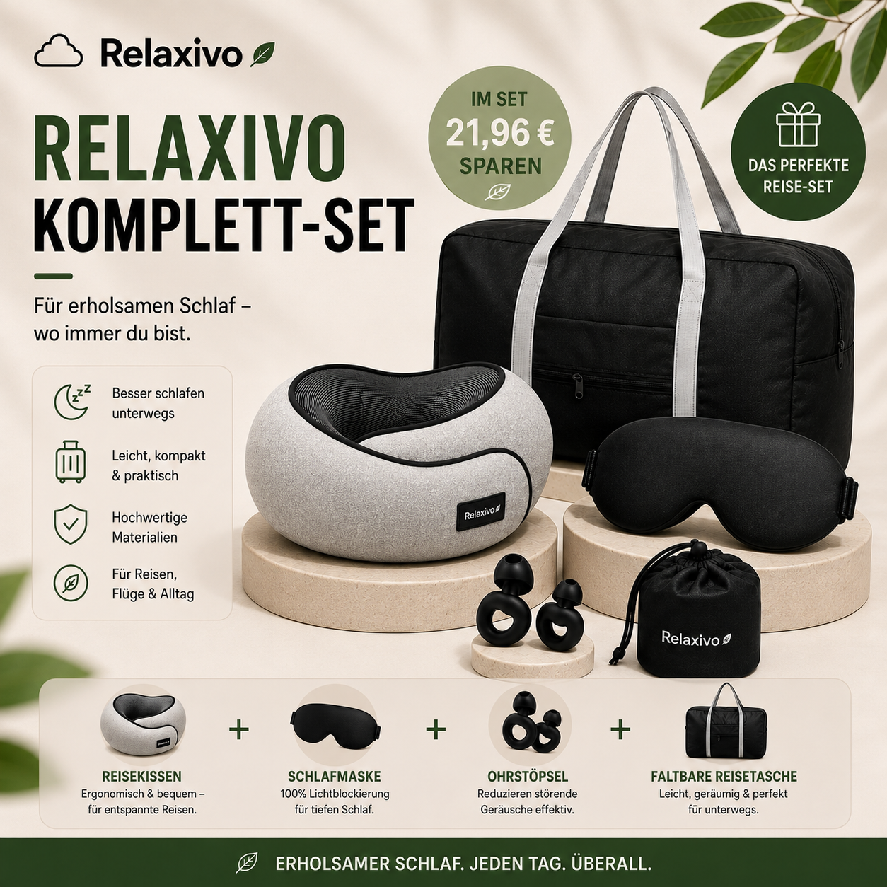 Relaxivo Komplett-Reise-Set