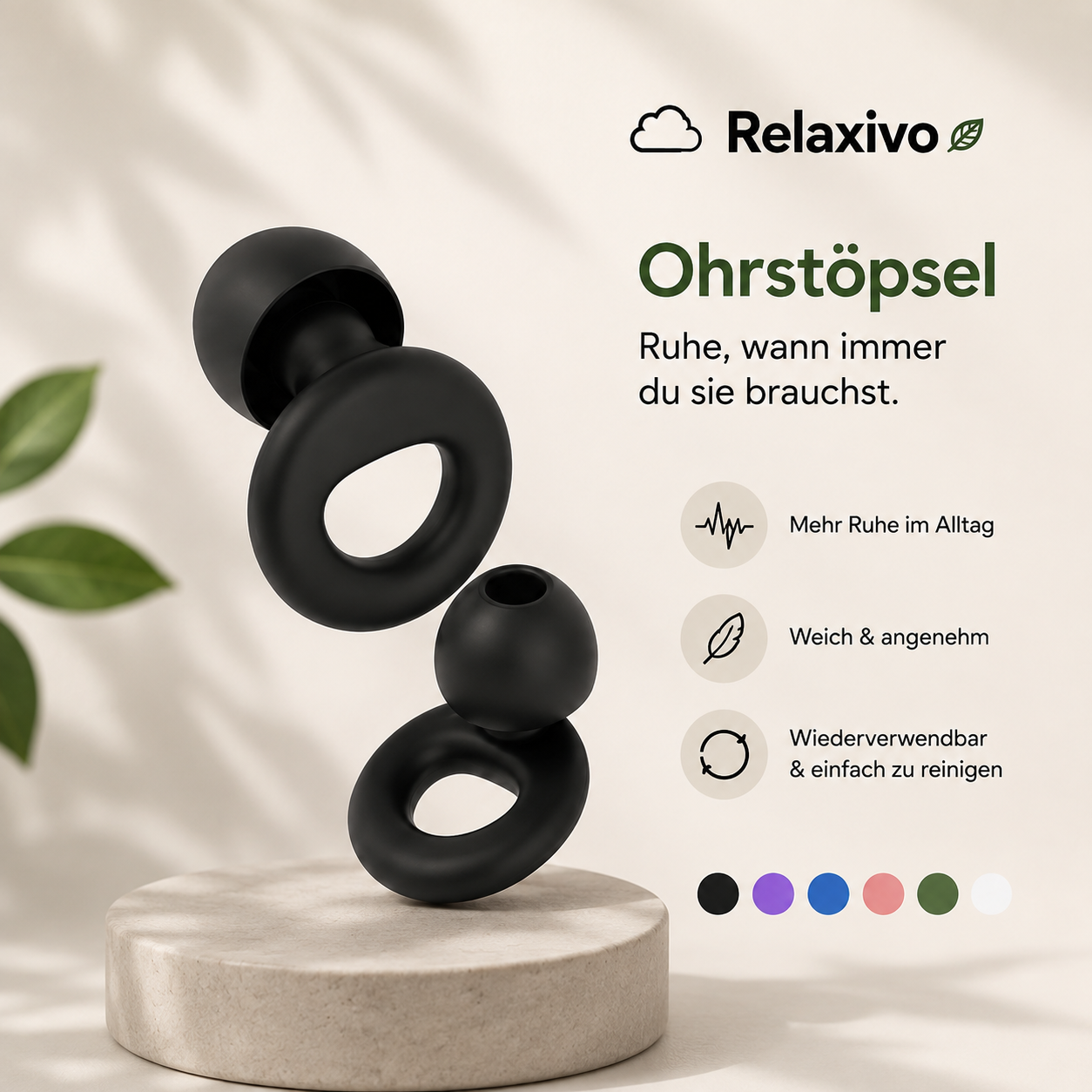 Relaxivo Ohrenstöpsel