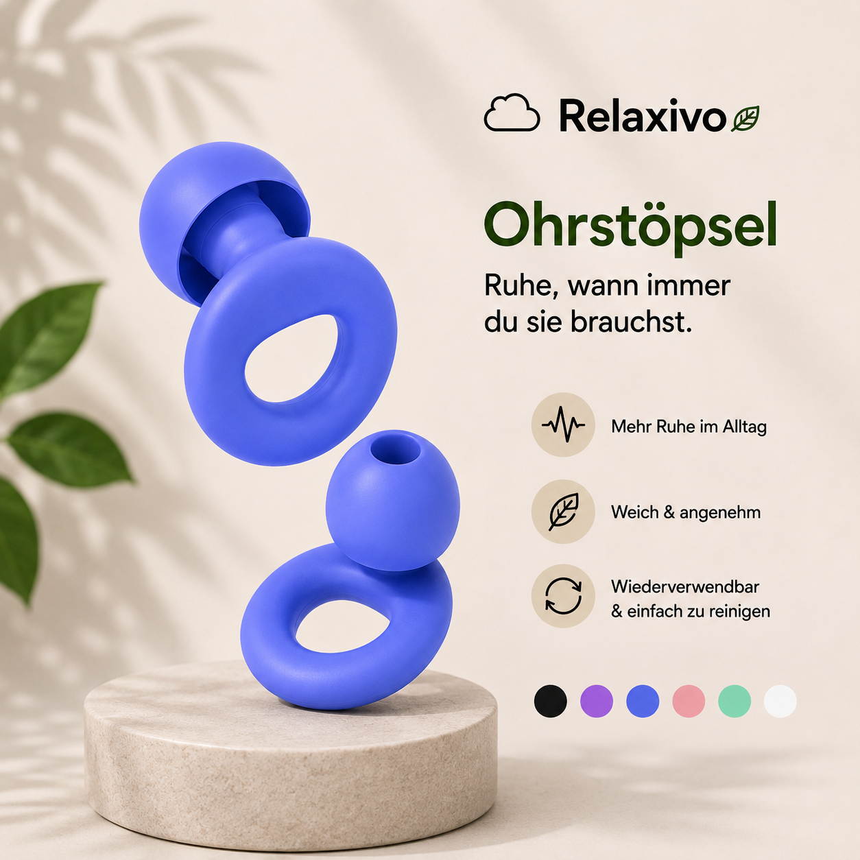 Relaxivo Ohrenstöpsel